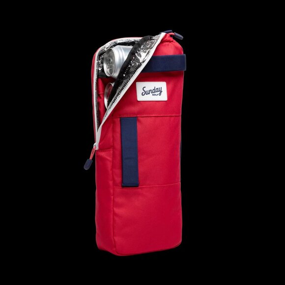 Sunday Golf Big Frosty Cooler Bag Red Insulated Drink Carrier Pack - Brand New! - Picture 6 of 6
